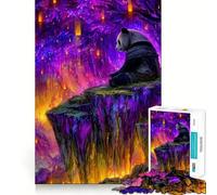 Panda in A Magical Forest Jigsaw Puzzle 1000 Piece for Adults Brain Challenge Toy Leisure Time Clear Cut Amazing Present (38x26cm)