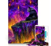 Panda in A Magical Forest Jigsaw Puzzles1000 Pieces Mind Skill Toy Soothing Play Precision Cut Art Collection Piece (50x75cm)