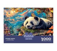 Panda in FantasyMaster-Level Jigsaw Puzzles for Adults Embark on A 1000-Piece Advanced And Challenging Puzzle Games Journey - Positioned As The Ultimate Gift Jigsaw Puzzles for Adults And Kids Age 12