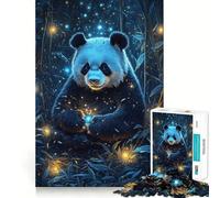 Panda in Magical Bamboo Forest Jigsaw Puzzles for Teenagers 1000 Piece Mental Toy Leisure Fun Premium Cut Thoughtful Gift (38x52cm)