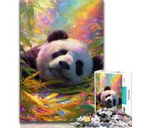 Panda in The Bamboo Forest Jigsaw Puzzles for Adults 1000 Piece,Learning Educational Toys Family Games Gifts for Friends And Family (38x26cm)