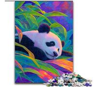 Panda in The Bamboo Forest Jigsaws 1000 Pieces for Adults, Challenging Game And Family Play Birthday Present, Gifts, Wall Art (50x75cm)