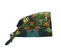 Panda in The Pool Sweat-Absorbent and Breathable Work hat - Suitable for Construction Sites/Gardening/Outdoor Work Black