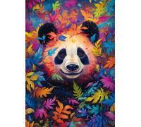 | Panda in the Rainbow Forest (1000 Pieces) | Jigsaw Puzzle | Ages 14+ | 1+ Play