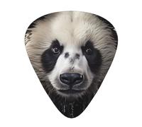 Panda in the water Printed guitar picks for acoustic, electric, and band players, 12 pieces in 3 different thicknesses