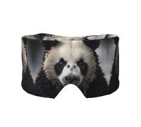 Panda in The Water Unisex Side Sleeping Headband, Sleeping Eye Mask and Ear Muffs, (26.8 * 4.3 inches), Indoor and Outdoor Travel Yoga Adjustable Comfort Eye and Ear Muffs,