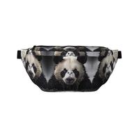 Panda in the water Versatile Running Waist Pack Lightweight Breathable and Adjustable for Travel Cycling and Everyday Use
