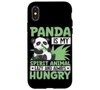 Panda Is My Spirit Animal Lazy And Always Hungry Case for iPhone X/XS