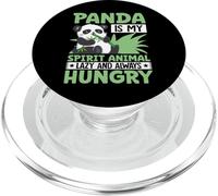 Panda Is My Spirit Animal Lazy And Always Hungry PopSockets PopGrip for MagSafe