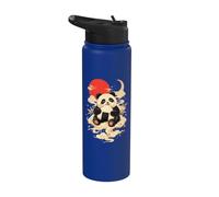Panda Japanese Onigiri Stainless Steel Insulated Water Bottle