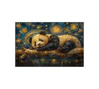 Panda Jigsaw Puzzles for Adults 2000, Wooden 2000 Piece Jigsaw Puzzles for Adults Starry Sky, Educational Puzzle for The Whole Family Together, Puzzle for Wall Art Home Decor 28 x 40 in LZPT-04182