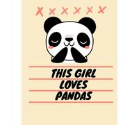 Panda journal - cute Panda gift: Panda Notebook, panda kids gift, panda gift for girls, panda book,panda gifts for women, panda bear book,120 pages, ... Panda): cute panda journal Panda notebook