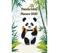 Panda Journey Planner & Lined Notebook: 120-Page Lined Journal with 2025 Calendar - Cute Panda in Bamboo Forest Design