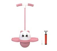 Panda Jumping Ball - LED Light Activity Toy, Balance Jumper Board | ABS Sturdy Build 80x38cm Size, Color Changing Lights Interactive Motion Play, Outdoor Exercise Entertainment Children Boys Girls