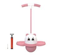 Panda Jumping Bounc Ball - Kids Jumping Tricks Ball | Panda Color LED Lights Ball No Slip No Slip | Jumping Stick Balance Board For Kids Birthday Outdoor
