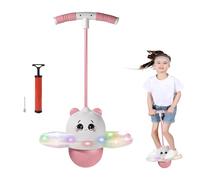 Panda Jumping Bounc Ball - Kids Jumping Tricks Ball | Panda Color LED Lights Ball No Slip No Slip | Jumping Stick Balance Board For Kids Birthday Outdoor