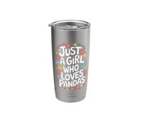 Panda Just A Girl Who Loves Pandas Stainless Steel Insulated Tumbler