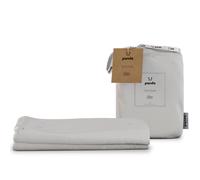 Panda Kids Bamboo White Fitted Cot Sheets - Pack of 2