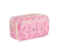 Panda Large Capacity Pencil Case, Large Opening 9-Layer Pencil Case, Wear-Resistant and Dirt-Resistant, Capybara Stationery Bag, Thickened Oxford Cloth Stationery Box,for Children