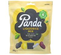Panda Liquorice Mix | 5 Flavours Vegetarian Natural Sweets Share Bag | 2 x 170g