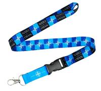 Panda Loco NATO OTAN Lanyard - Official Blue and Black Design with NATO Emblem | Double-Sided Printed ID Holder with Detachable Clip for Work, Security, and Events