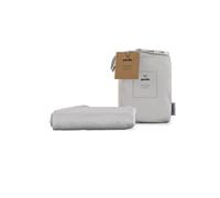 Panda Bamboo White Fitted Sheet - Double
