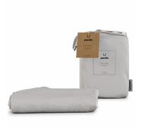 panda London 100% Bamboo Bedding Fitted Sheet Pure White