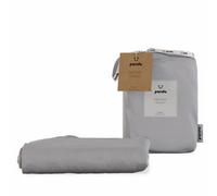 panda London 100% Bamboo Bedding Fitted Sheet Quiet Grey