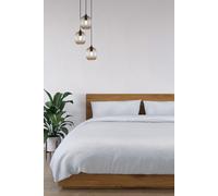 Panda London 100% Bamboo Complete Bedding Set in White | Size: Super King Panda London White Super King