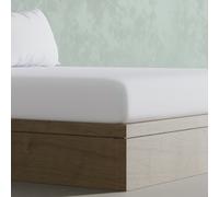 Panda Bamboo White Fitted Sheet