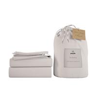 Panda London Bamboo 4 Piece Duvet Set QUIET GREY DOUBLE