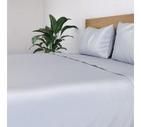 Panda London Bamboo Bedding Flat Sheet QUIET GREY DOUBLE