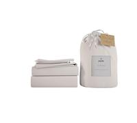 Panda London Bamboo Complete Bedding Set - Eco-Friendly, Hypoallergenic, Full Set for Comfort, UK Double, Pure White