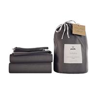 Panda London Bamboo Complete Bedding Set - Eco-Friendly, Hypoallergenic, Full Set for Comfort, UK Single, Urban Grey