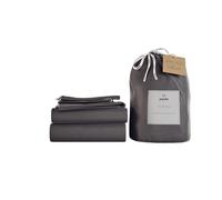 Panda London Bamboo Complete Bedding Set - Eco-Friendly, Hypoallergenic, Full Set for Comfort, UK Super King, Urban Grey