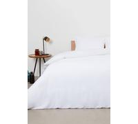 Panda Bamboo and French Linen Bedding Set, Superking, Coconut White