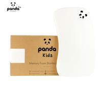 Panda London Memory Foam Bamboo Baby Pillow in White Panda London White