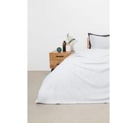 Panda London Panda Bamboo & French Linen Duvet Cover in Mid Grey | Size: Super King Panda London Mid Grey Super King