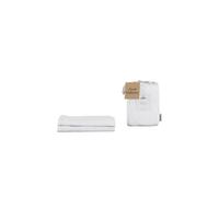 Panda London Panda Bamboo & French Linen Pillowcases (2-Pack) in White Panda London White