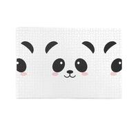 Panda Lovely Head Printed Adult Fun Puzzle wooden puzzle in a plastic box with letters printed on the back home decor party toy