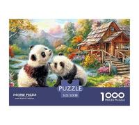 Panda LoveSpectacular 1000-Piece Jigsaw Puzzles for Adults Showcasing The Spectrum of Impossible-to-Difficult Challenging Puzzle Games - These Spectacular Jigsaw Puzzles Engage Adults And Kids Age 12