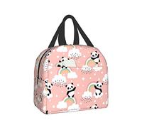 Panda Lunch Bags Cooler Tote Organizer Bags Reusable Lunch Box For Men/Girls/Outdoor/Work/Picnic/School