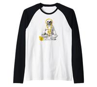 Panda Macht Yoga om Namaste Serenity Cool LOL Raglan Baseball Tee