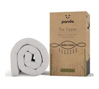 Panda® Gel Infused Memory Foam Bamboo Mattress Topper - UK King | 5cm Thick | Medium Firm Softness | Orthopaedic Neck, Spine, Hip Support | Adjustable Straps | Temperature Control | Long Lasting