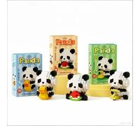 Panda Micro Building Blocks Set 3PCS Cute Animal Mini Bricks Building Blocks for Adults Educational Toys for Kids 9+ Years Old Small Panda Blocks Collection Perfect Birthday