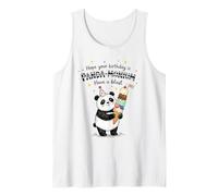 Panda-monium Ice Cream Party Fun Design Tank Top