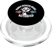 Panda-Monium Mode Activated Funny Animal Humor PopSockets PopGrip for MagSafe