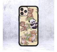 Panda Monkey Tiger Phone Case for iPhone 12 mini 11 pro 13 Max X XR 6 7 8 plus SE20 soft TPU silicon Clear pattern cover,A1,For iphone 13