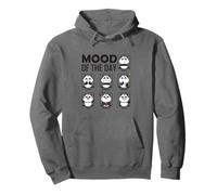 Panda Mood of the Day Funny Weekday Emotion Kawaii Cute Pullover Hoodie