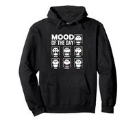 Panda Mood of the Day Funny Weekday Emotion Kawaii Cute Pullover Hoodie